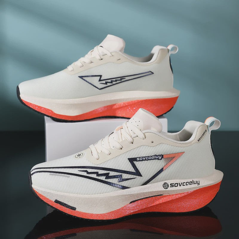 Unisex Hardloopschoenen met Carbon Board: Lichtgewicht, Ademend & Comfortabel voor Marathonlopers