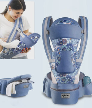 Ergonomische Baby Draagzak met Heupzitje - Multifunctioneel & Comfortabel