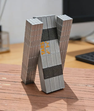 3D Geprinte Tars Robot Model - Metaalafwerking - Sci-Fi Bureau Decoratie