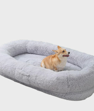 Extra Large Dubbel Gebruiks Bed voor Mensen & Honden - Warm, Comfortabel & Wasbaar