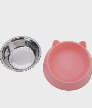 Verhoogde Voerbak RVS voor Katten & Honden - Ergonomisch en Stijlvol