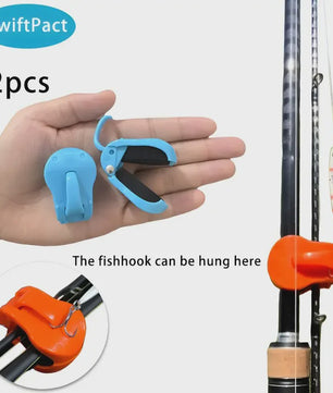2x Hengelhouder Clip - Snel Bevestigen, Éénhandig Gebruik, Tool-Free