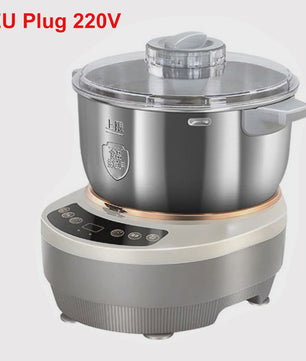 7L RVS Deegmixer met Rijsmogelijkheid - Krachtige Deegkneder voor Brood & Pizza