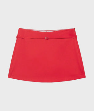 Modieuze Skort met Riem en Ritssluiting - Stijlvolle Casual Kleding voor Dames