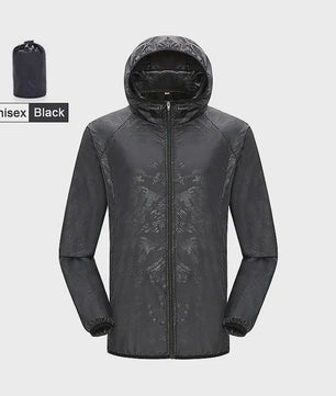 Unisex Winddichte & Waterdichte Outdoor Jas - Sneldrogend & UV-beschermend