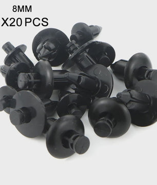 20x Kunststof Push Clips voor Motor Kuipdelen - 6mm, 7mm, 8mm