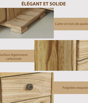 Houten Sieradenkast met Spiegel, Lades en Armbandrol - Organiseer je Accessoires