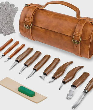 Compleet Houtsnijgereedschap Set (25 Delig) - Ideaal voor Beginners en Hobbyisten