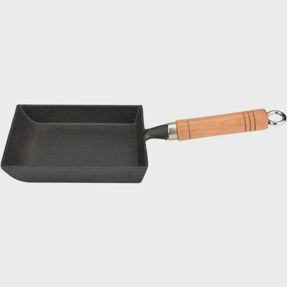 Gietijzeren Vierkante Koekenpan - Ideaal voor Tamagoyaki, Eieren & Pannenkoeken