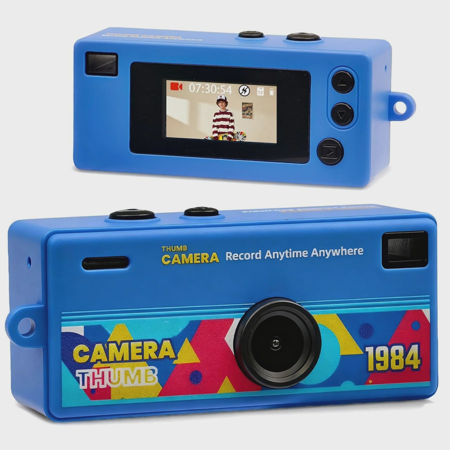 Mini Retro Digitale Camera - 1080P HD, Sleutelhanger Stijl, Met Flits