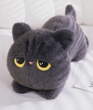 Schattige Pluche Kat Knuffel - Zacht Kussen en Dekentje, Perfect Cadeau