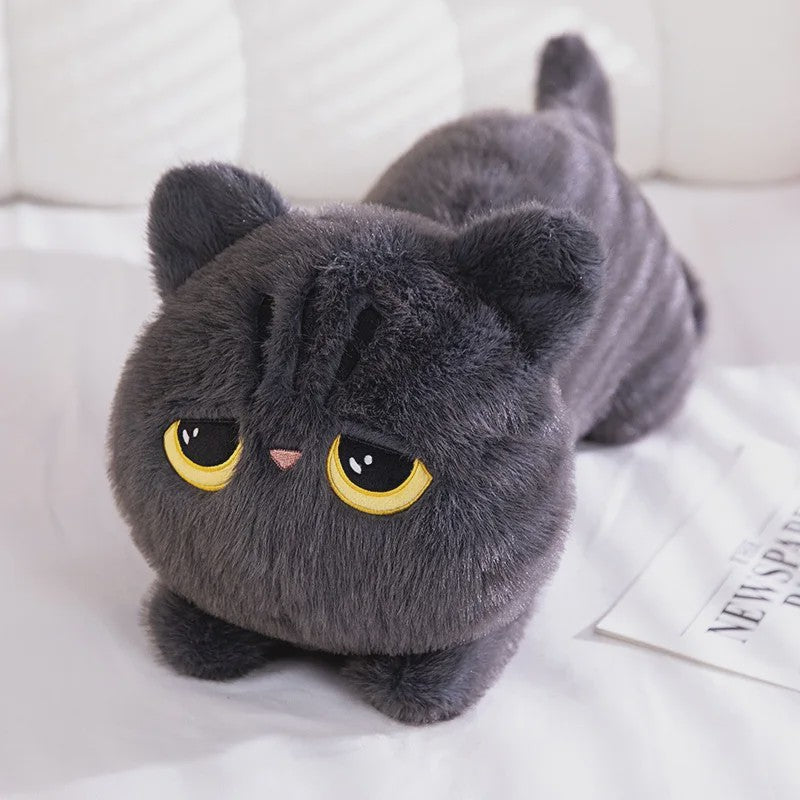 Schattige Pluche Kat Knuffel - Zacht Kussen en Dekentje, Perfect Cadeau