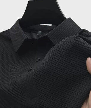 Heren Zomer Polo Shirt Korte Mouw Ademend Sneldrogend Mesh Zakelijk Casual