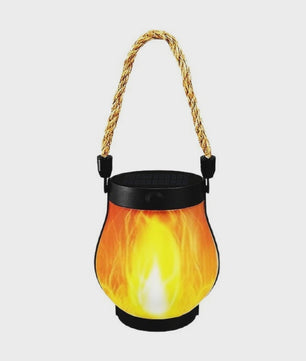 Zonne-energie Vlam Lantaarn - Sfeervolle Decoratie voor Tuin, Terras & Camping