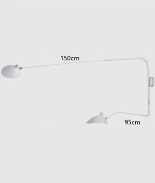 Moderne Verstelbare Vloerlamp met Lange Arm - Minimalistisch Design voor Woonkamer, Slaapkamer & Leeshoek