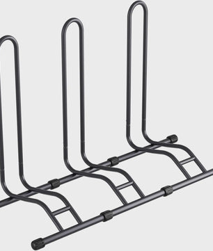 Fietsenrek voor 1, 2 of 3 Fietsen - Robuuste Vloerstandaard met Omkeerbaar Ontwerp