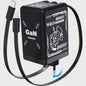 W&O GaN Snellader met 80cm Intrekbare Kabel: Dubbele Poort voor Lightning & Type-C