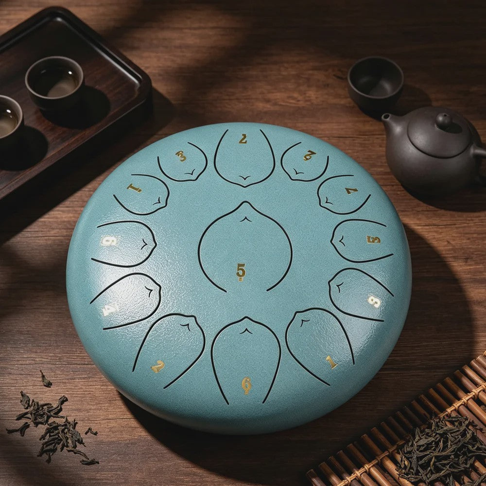 Professionele Steel Tongue Drum 13 Noten - Muziekinstrument voor Ontspanning en Yoga