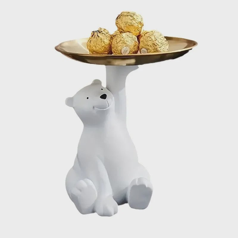 Creatieve Beren Opbergbakje met Plateau - Decoratie & Cadeau