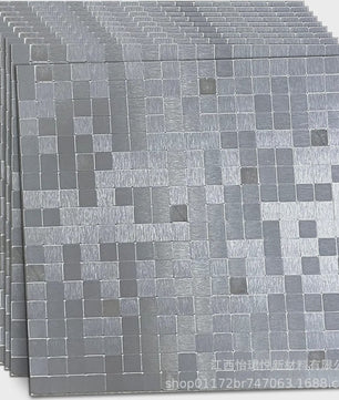 Zelfklevende Aluminium Mozaïektegels - Waterdicht & Oliebestendig - Keuken & Badkamer Backsplash