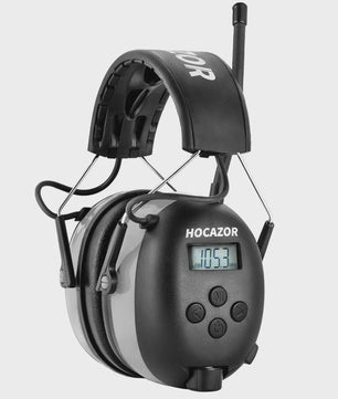 HOCAZOR Gehoorbescherming Koptelefoon met FM/AM Radio - NRR 25dB