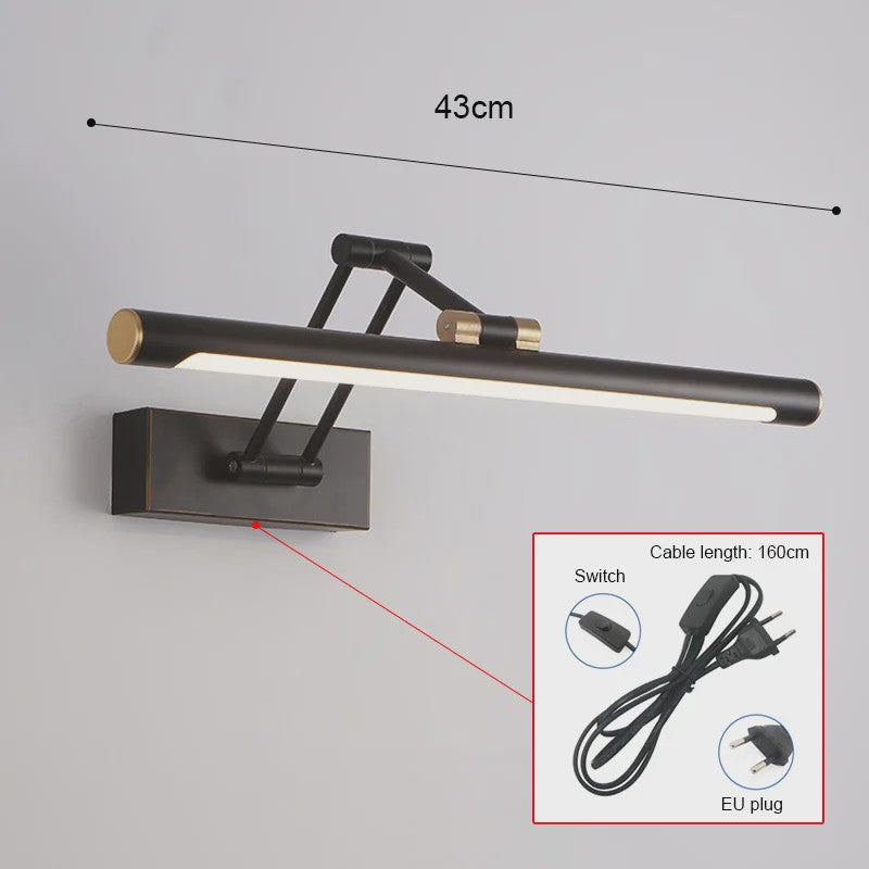 Moderne LED Spiegel Lamp - Wandlamp Badkamer/Slaapkamer - 43cm/58cm