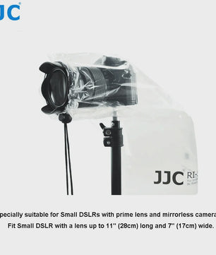 JJC 2-Pack Waterdichte Camera Regenhoes met Flitserhoes - Bescherming voor DSLR & Mirrorless