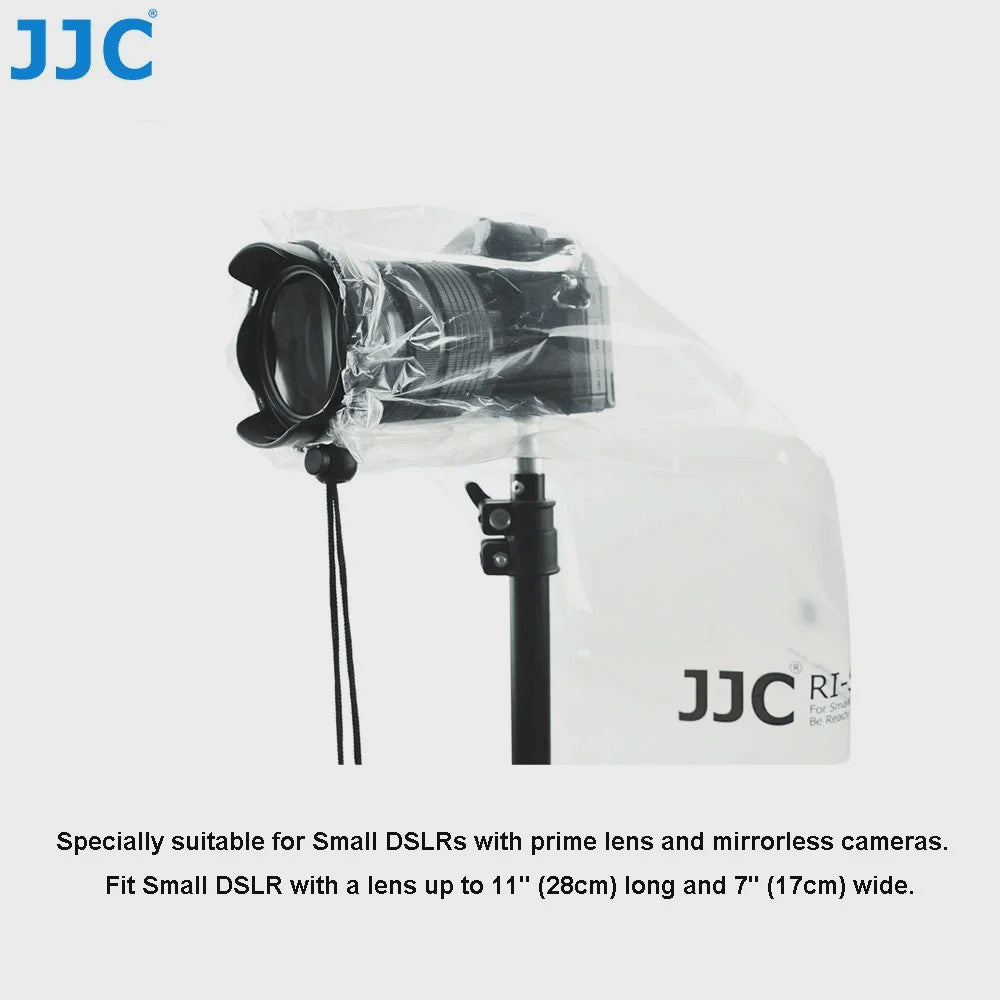 JJC 2-Pack Waterdichte Camera Regenhoes met Flitserhoes - Bescherming voor DSLR & Mirrorless