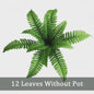 Grote Kunstvaren Plant (46-58cm) - Zijde Bladeren voor Wanddecoratie, Huis & Tuin