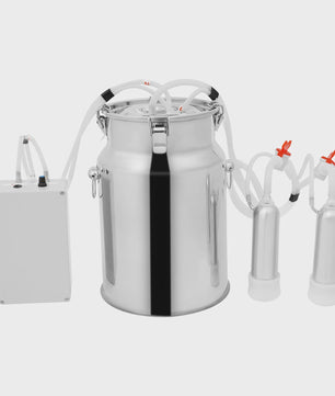 Elektrische Pulsatie Melkmachine 10L RVS Emmer - EU Standaard