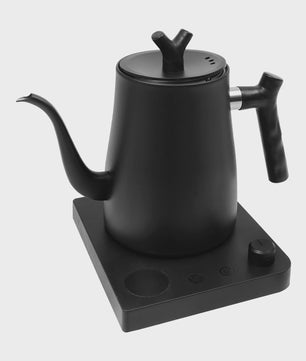 Elektrische Waterkoker 1L - 1000W - Instelbare Temperatuur (40-100°C) - LED Display - Wit/Zwart