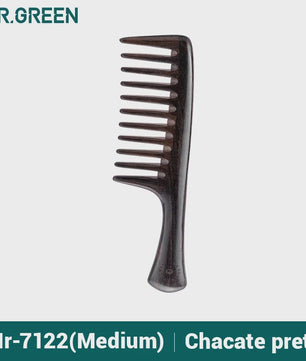 Natuurlijke Houten Kam met Brede Tanden - Anti-statisch & Scalp Massage Kam