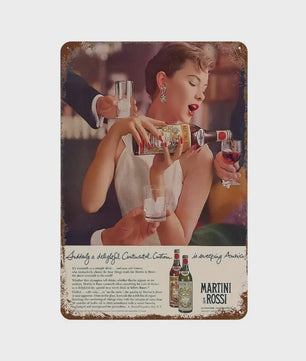 Retro Metal Bier Merk Poster - Decoratie voor Man Cave, Bar & Club