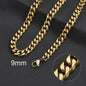 Klassieke Cuban Chain Ketting Heren Dames - Roestvrij Staal (3-11mm)