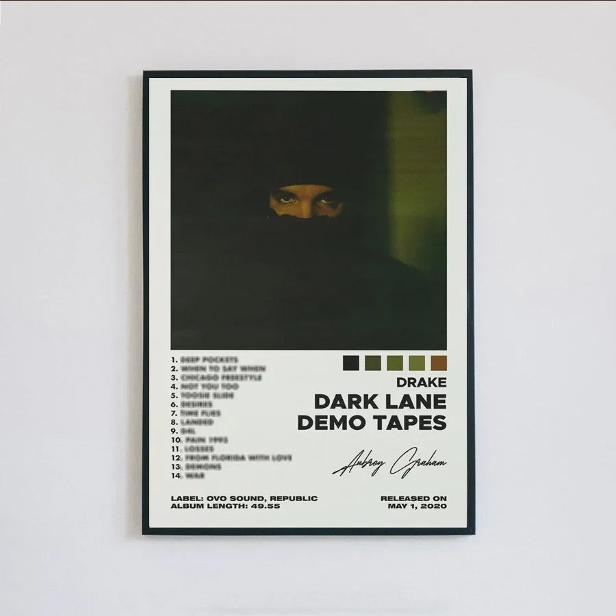 Drake Album Cover Posters - Canvas Muurdecoratie