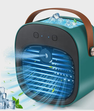Draagbare Mini Airconditioner met Oplaadbare Batterij - Draadloze Koeler & Ventilator