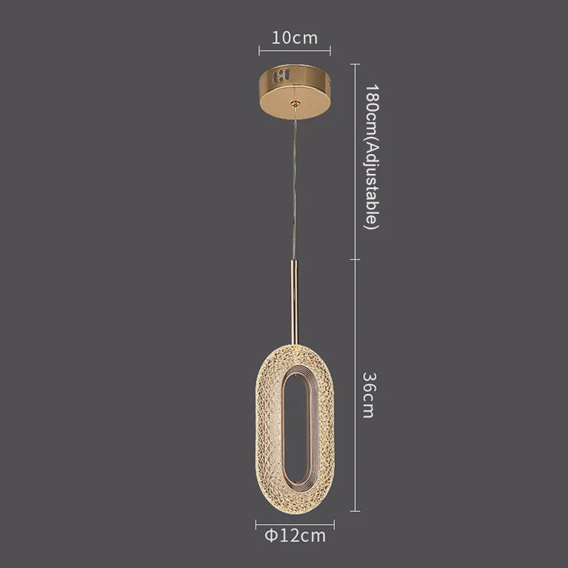 Moderne Kristallen LED Hanglamp - Stijlvolle Verlichting voor Woonkamer & Slaapkamer