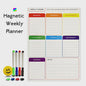 Flexibel Magnetisch Weekplanner Whiteboard A3 - Ideaal voor Koelkast & Kantoor