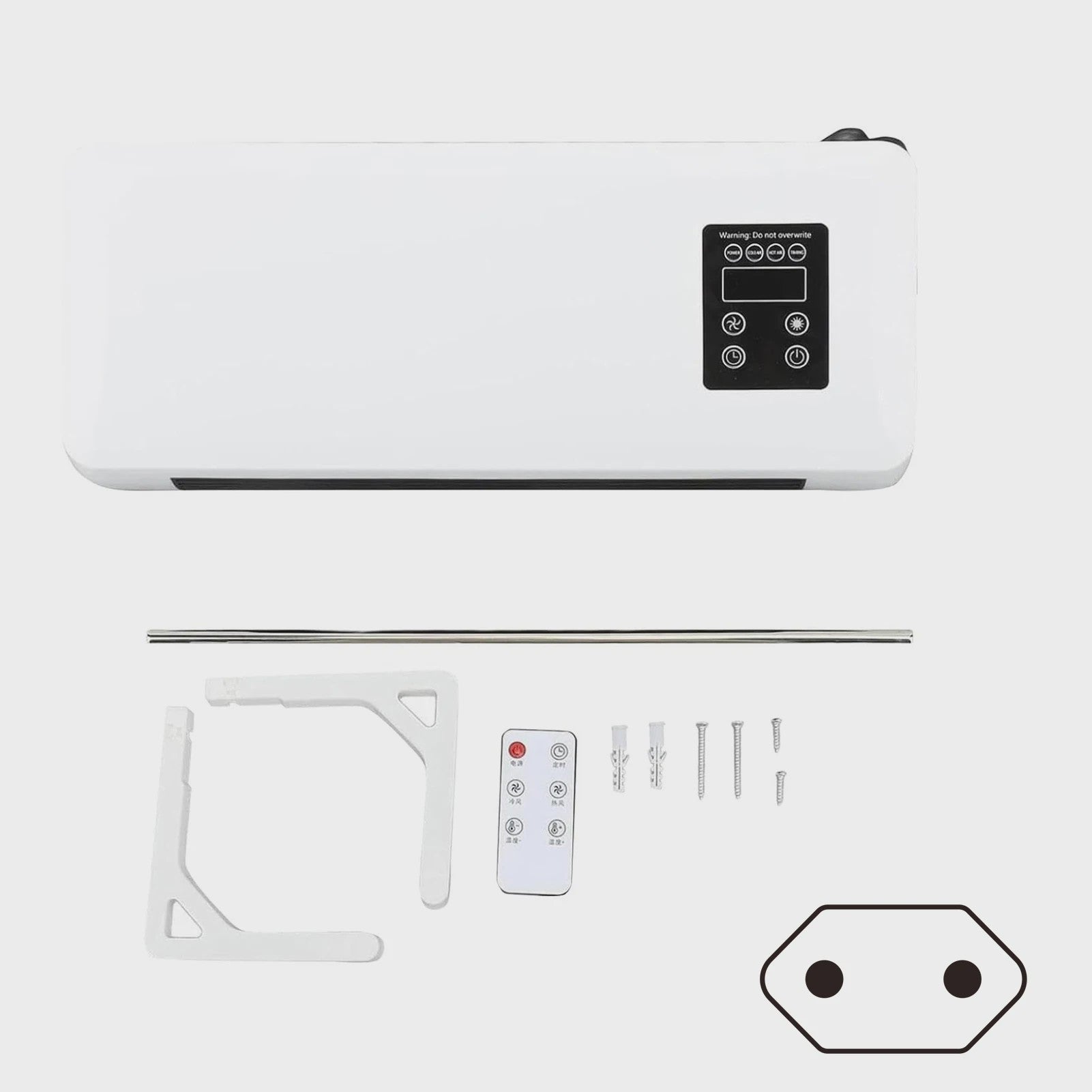 Mini Airco & Verwarming Wandmodel - Draagbaar Koelen & Verwarmen voor Elke Ruimte
