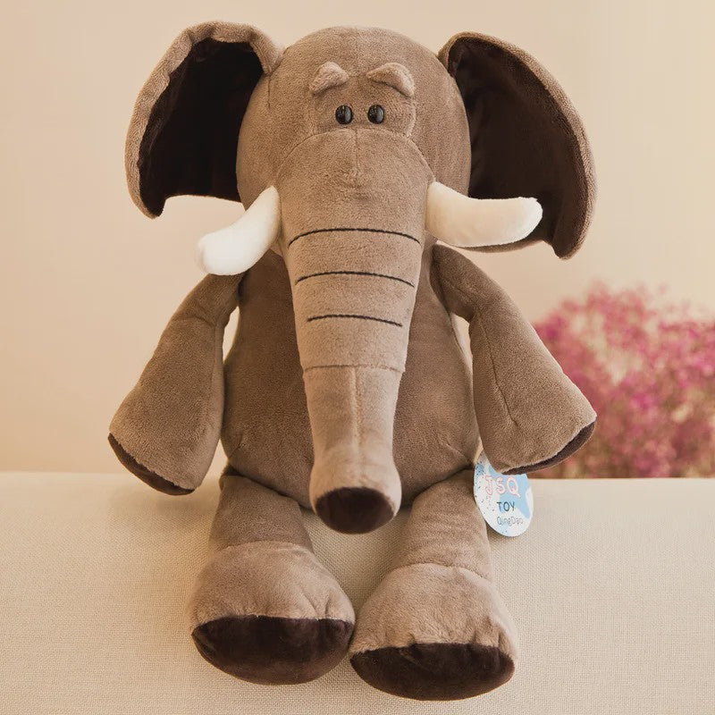 Zachte Pluche Dieren Knuffels - Jungle Dieren Leeuw, Olifant, Tijger, Aap & Meer