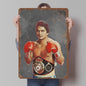 Roberto Duran Vintage Metalen Poster - Retro Wanddecoratie voor Man Cave