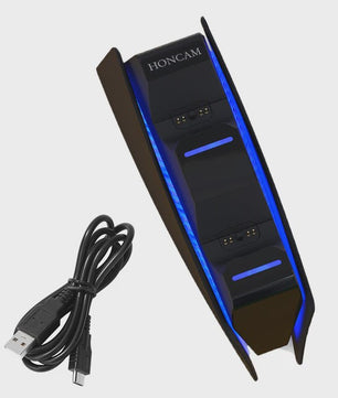 Dubbele Oplaadstandaard voor PS5 DualSense Controllers - Snel en Veilig Opladen
