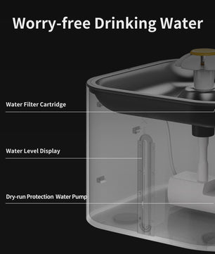DOEL 2-in-1 Smart Voerautomaat & Drinkfontein voor Katten en Kleine Honden - 6L Capaciteit, App Controle