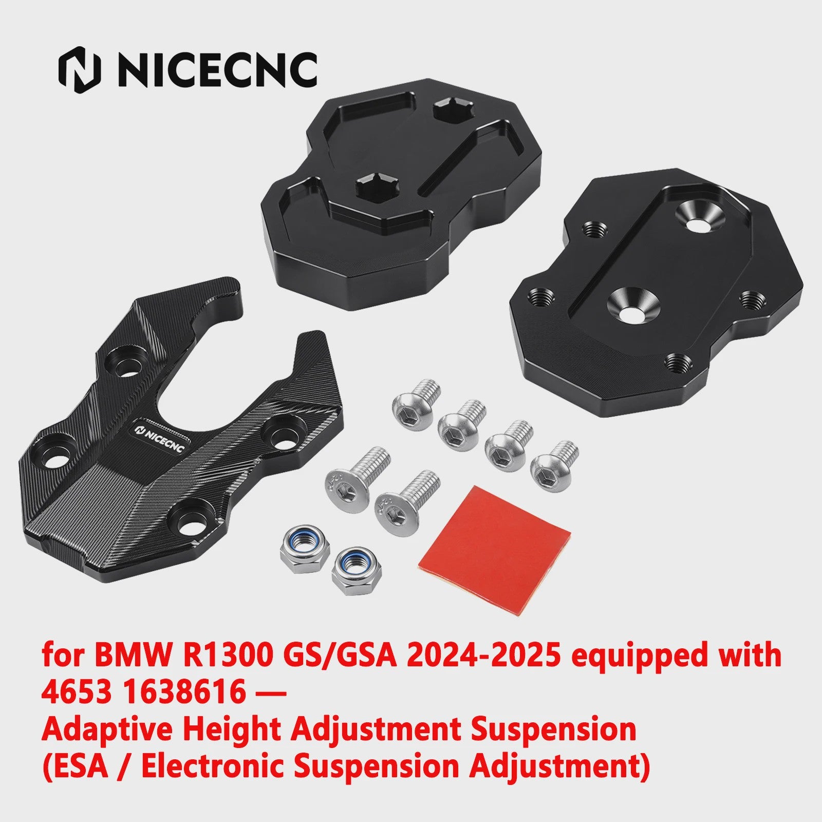 Kickstand Verbreding voor BMW R1300GS/GSA (2024-2025) - Verhoogt Stabiliteit