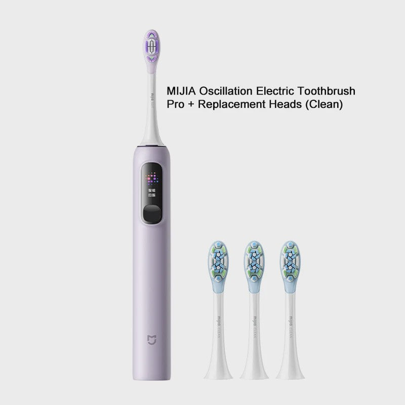 MIJIA Sonic Elektrische Tandenborstel Pro - Slimme 4 standen, 180 dagen batterij, IPX8 waterdicht, LED-scherm