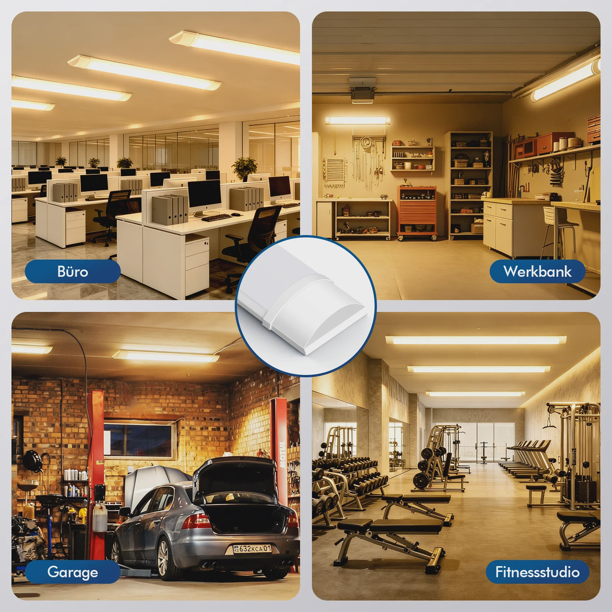 LED TL Buis Armatuur - 60cm, 90cm, 120cm - Werkplaats, Garage, Kantoor