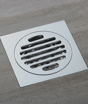 Vierkante Douchegoot met Uitneembare Deksel - RVS Afvoer voor Badkamer, Keuken, Tuin