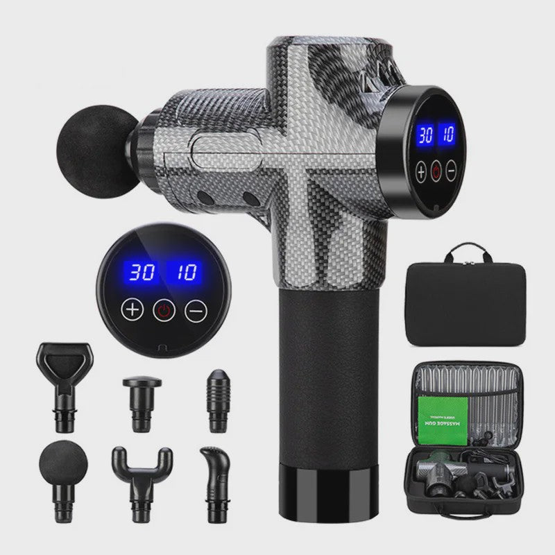 Massager Body Neck Back Deep Tissue Muscle Relaxation Pain Relief Fitness Fascial Massage Gun Electric Percussion Pistol