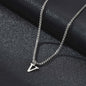 Vnox RVS Letter Ketting Heren - Kies Uw Initiaal - Waterdicht & Minimalistisch