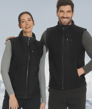 KEMIMOTO Elektrisch Verwarmd Vest Unisex - 6 Zones, 10000mAh Accu, App Bediening